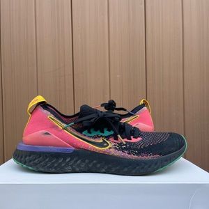 Nike React Shoes, Multicolored and Black